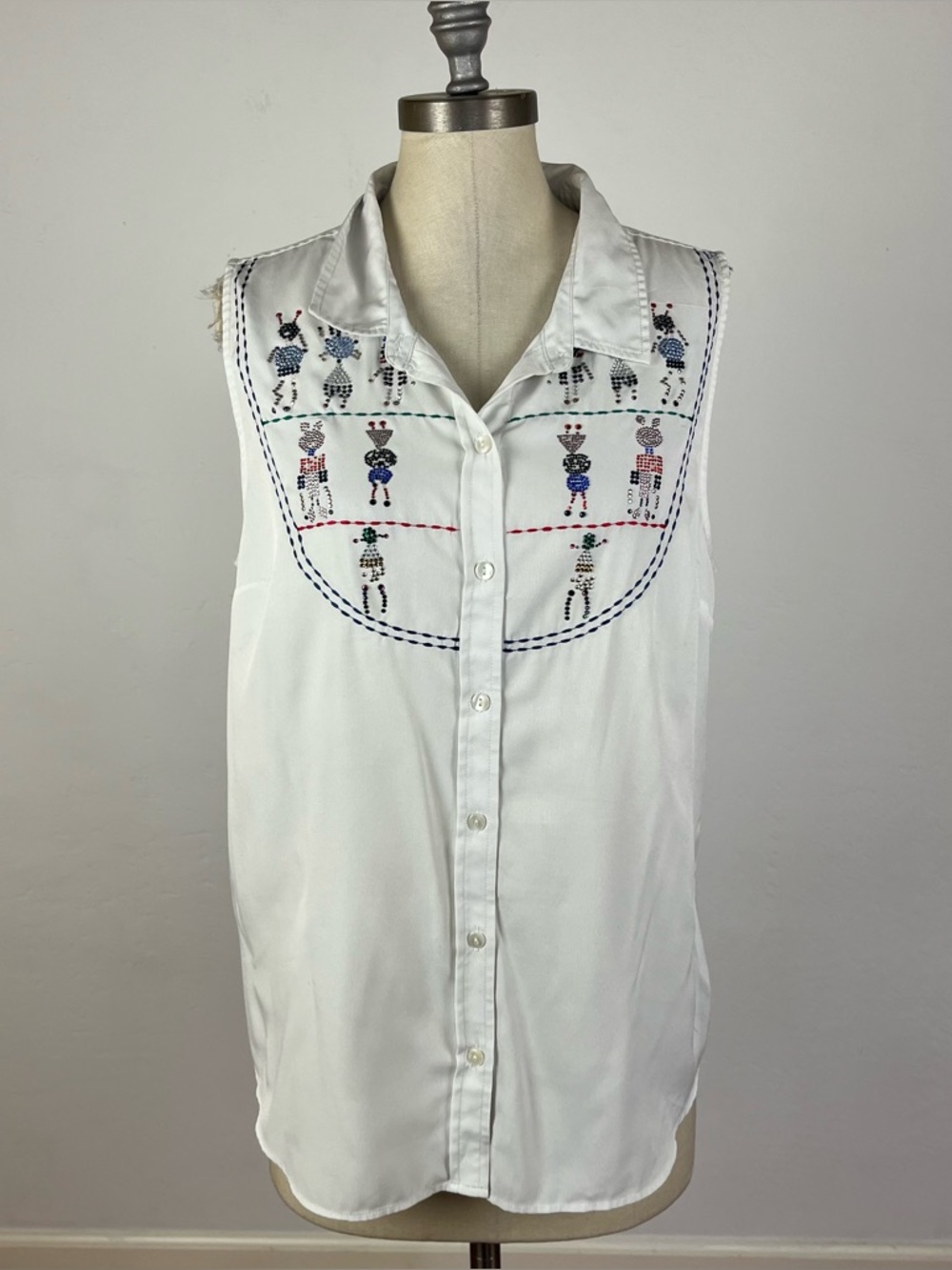 ModCloth Beaded People Tank Top
